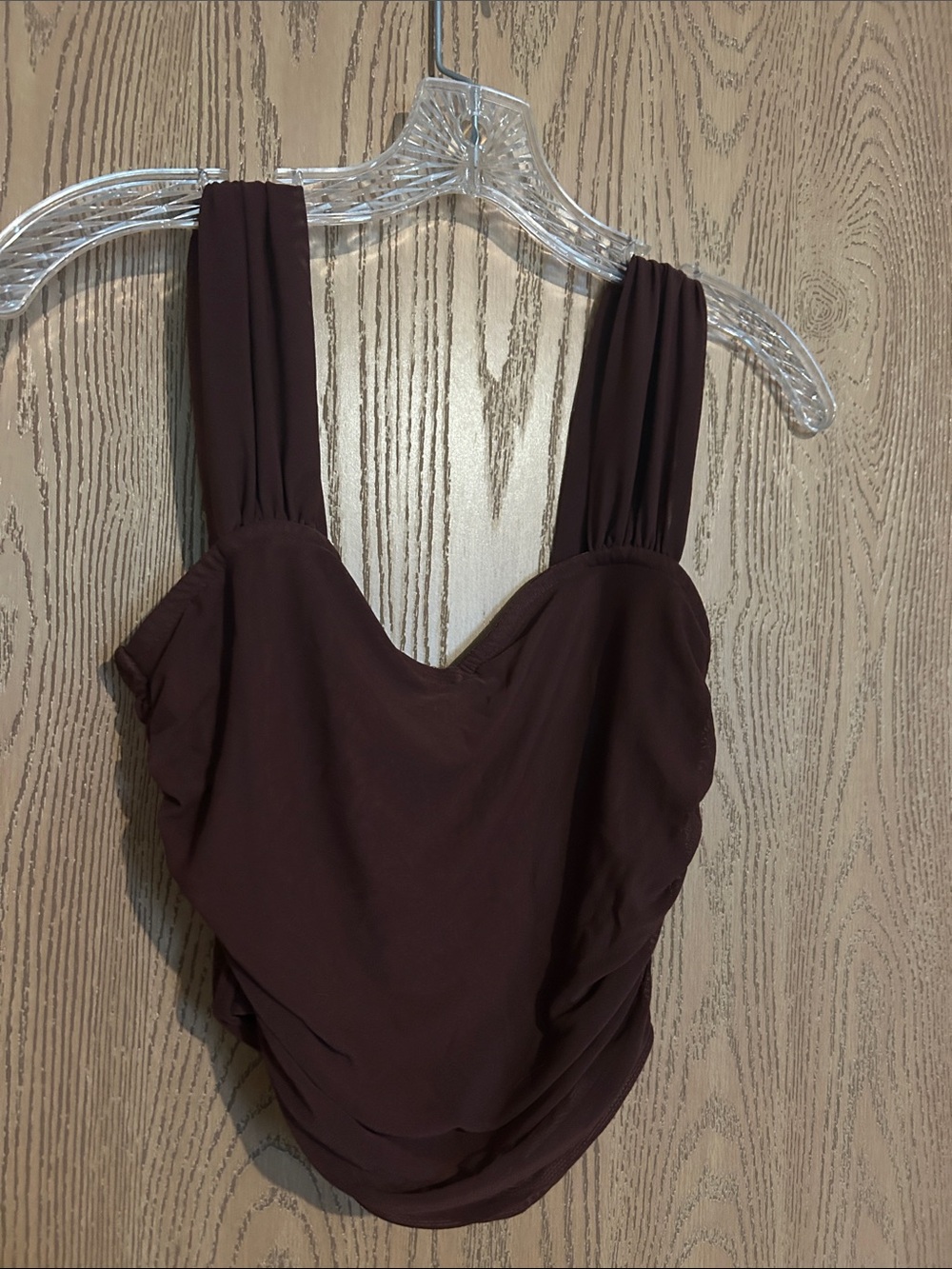Women’s tank top in Deep Brown